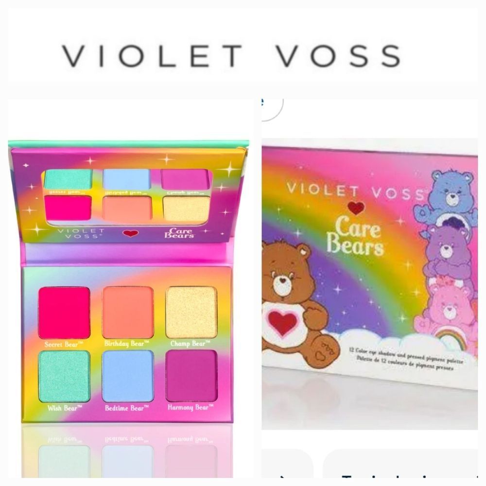 Violet Voss Care Bears Mini 6-Color Eyeshadow & Pigment Palette